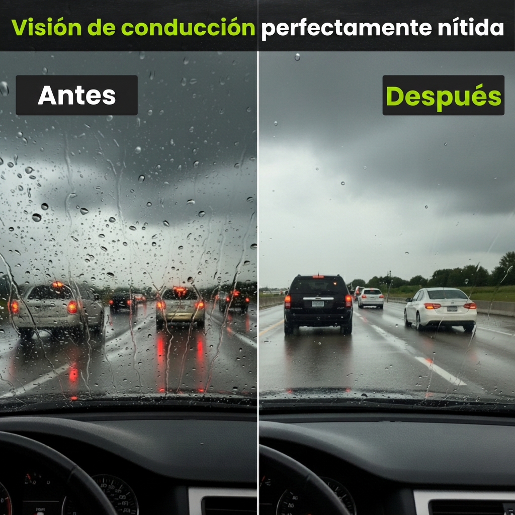 Aplicación sobre el parabrisas